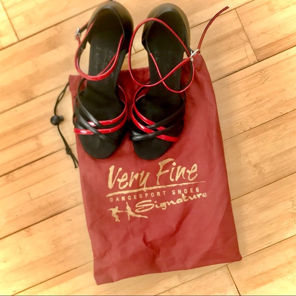 Vegan VeryFine Tango Salsa Swing Jazz Blues Dance Heels, LUX “Signature” series - Picture 10 of 12